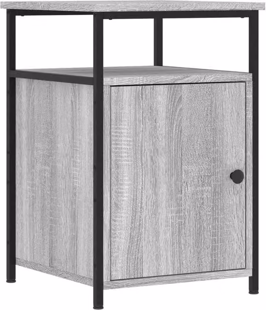 Berkfield Home Grey Sonoma Bedside Cabinet W/D/H: 40 x 42 x 60 cm – 1