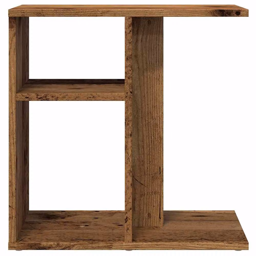 Berkfield Home Old Wood Side Table in Brown, W/D/H: 50 x 30 x 50 cm – 4
