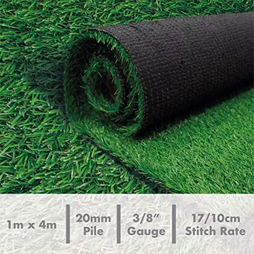 St Helens Home & Garden Dark Green Artificial Grass with 20mm Pile Height – 3