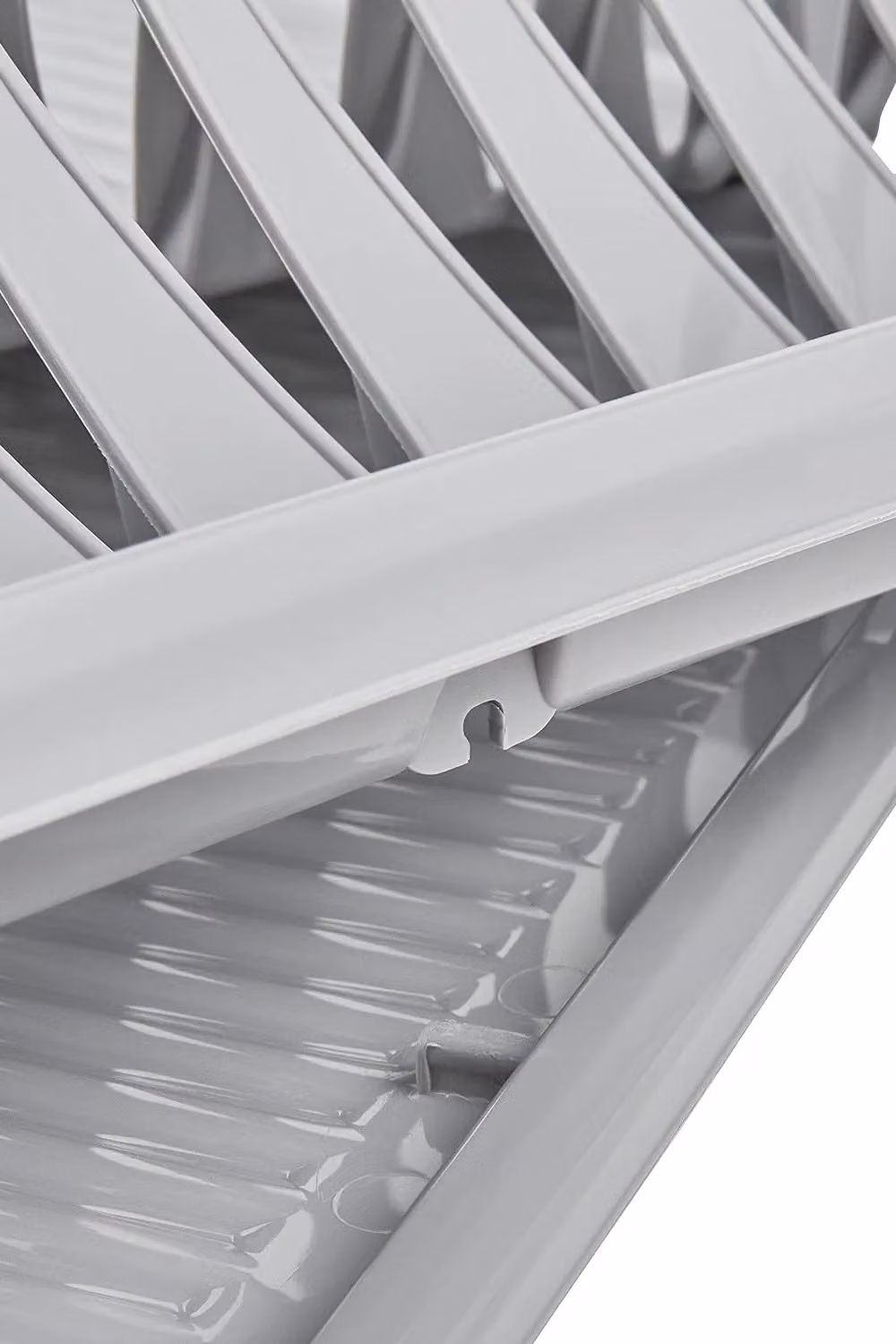 Keeeper Dish Drainer Rack with Drip Tray and Cutlery Holder in Grey – 2