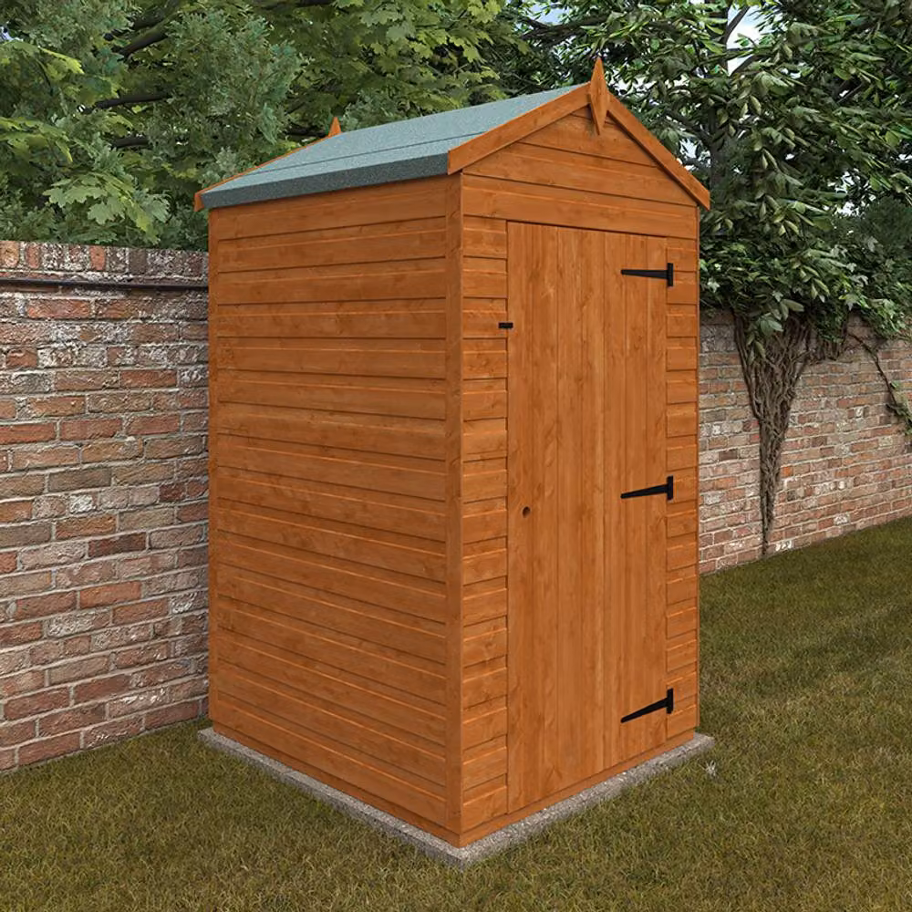 Buttercup Farm 4x4 Flex Apex Windowless 12mm Flex Chicken Coop in Burnt Orange, W: 115 cm, H: 209 cm, L: 123.8 cm – 2