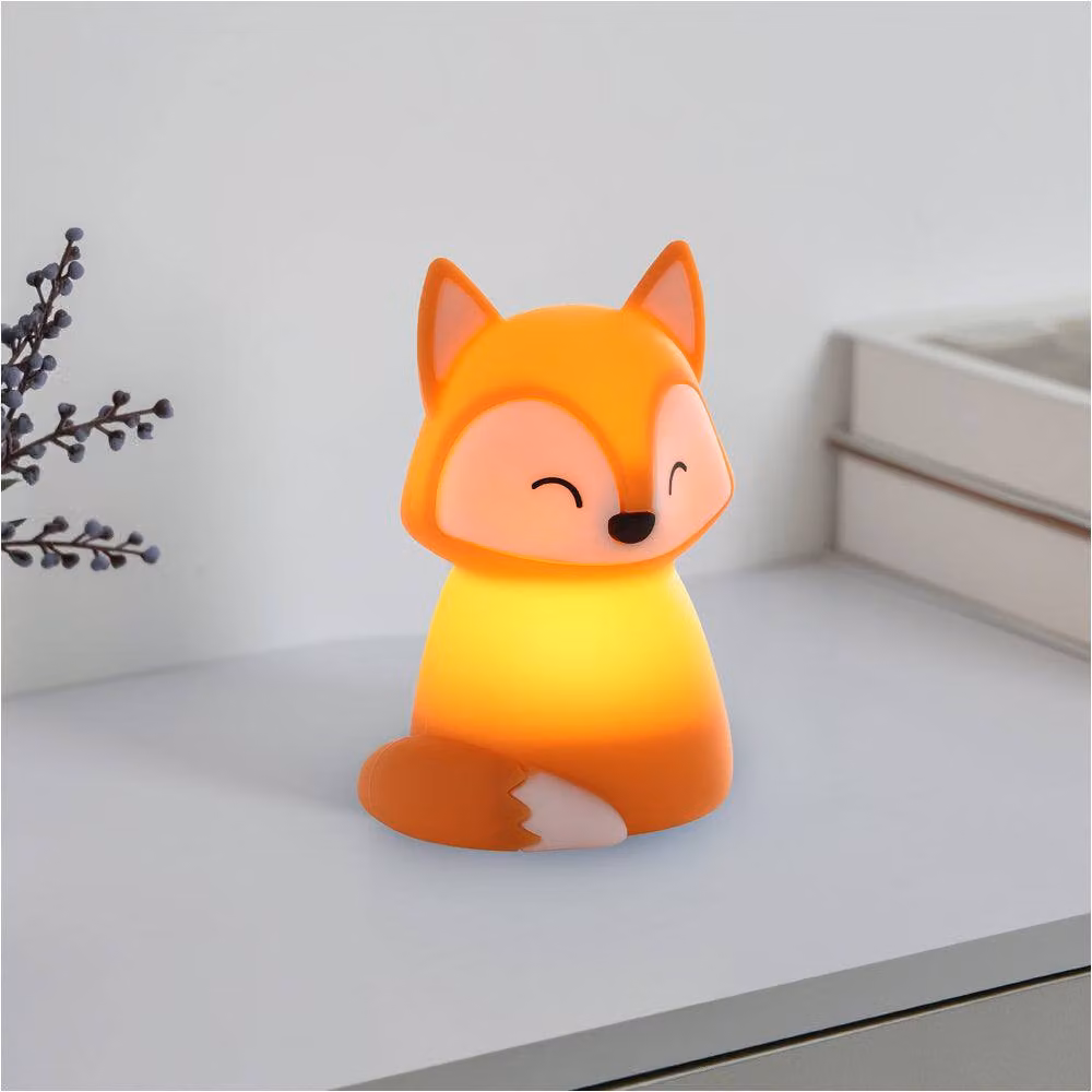 Loops Modern LED Table Lamp, Orange, Pack of 2, Mains-Powered, IP20 Rating – 2