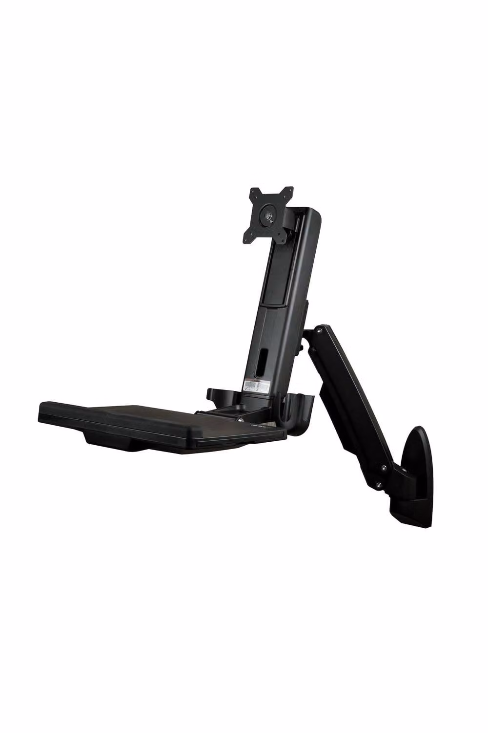 StarTech.com Wall Mounted Articulating Standing Desk in Matt Black