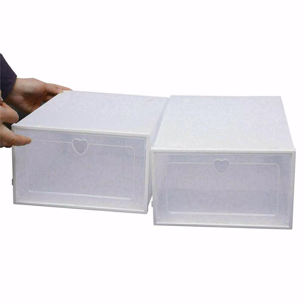 FORGEVIO 20-Piece White Plastic Shoe Box Set for Adults – 2