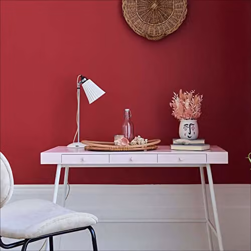 Rust-Oleum Soho Red Matt Chalky Wall Paint 2.5L – 2