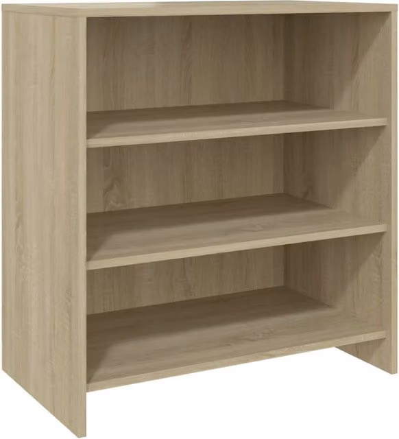 Berkfield Home Sonoma Oak Sideboard in Beige, W/D/H: 70 x 40.5 x 75 cm