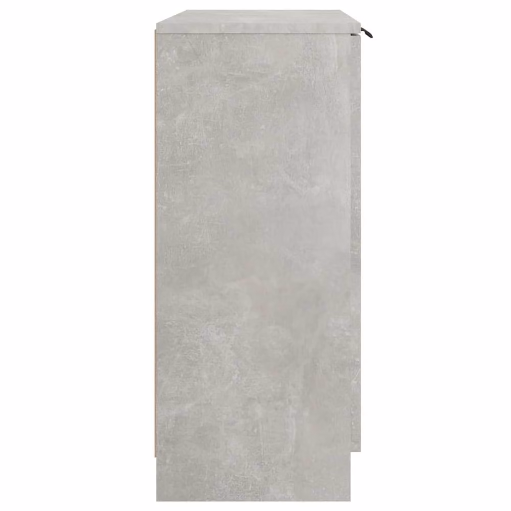 Berkfield Home Minimalist Sideboard in Matt Concrete Grey MDF – 2