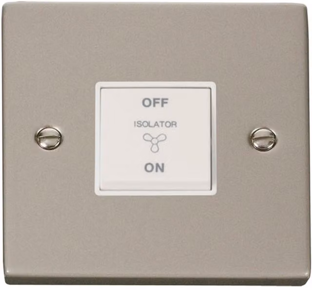 SE HOME White Surface Mount 10A 3 Pole Fan Isolation Switch