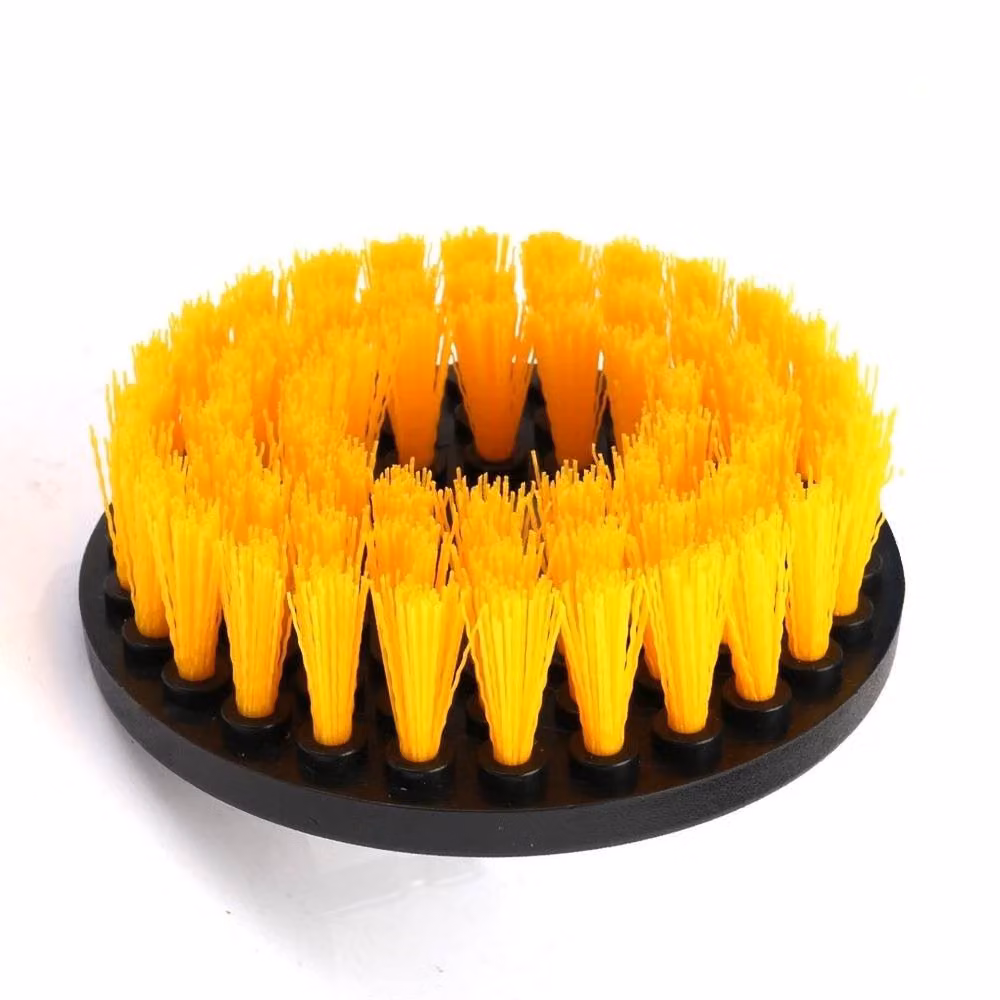 NESTLUNE 5-Piece Drill Attachment Cleaning Brush Set in Yellow – 2