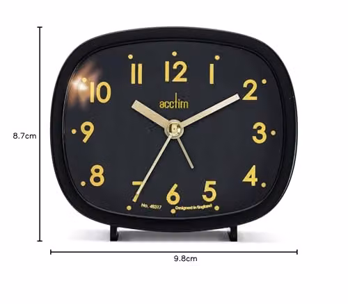 Acctim Hilda Beep Alarm Clock in Black – 4