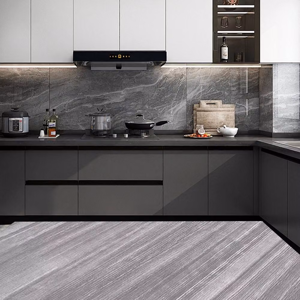 Havendro Grey Wood Effect Self-Adhesive Waterproof Vinyl Flooring Roll for Kitchen and Bathroom – 4
