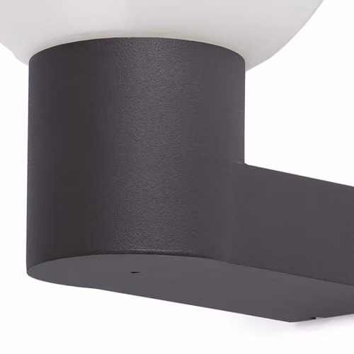 Netlighting Moon Modern Outdoor Wall Lamp, Dark Grey, IP44, E27, Max 15W – 3