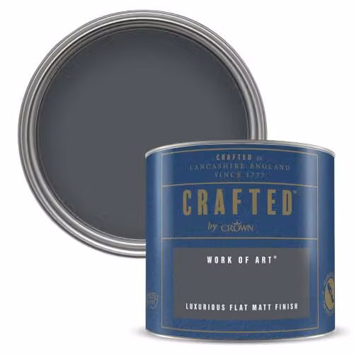 Crown Crafted Work of Art Matt Emulsion Paint Tester Sample, Multicolour, 125ml