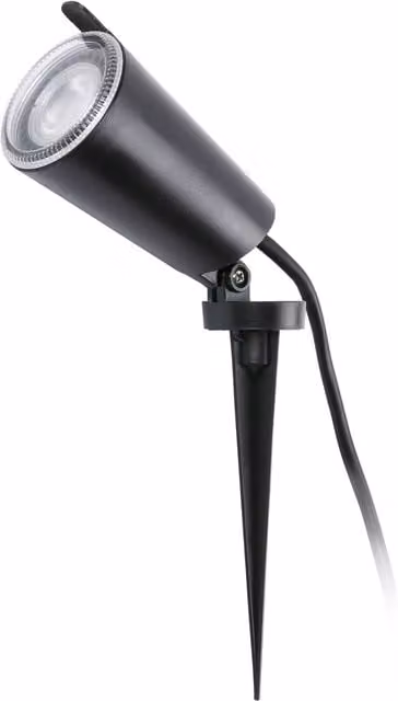 Netlighting Toni 1 Light Outdoor Display and Spot in Black, IP65, GU10, Saltwater Resistant