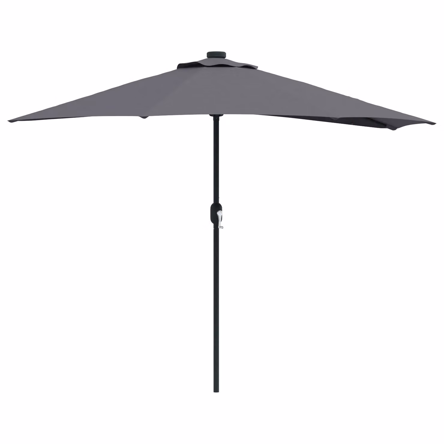 Berkfield Home Anthracite Large Garden Parasol with Aluminium Frame and Polyester Fabric – 2