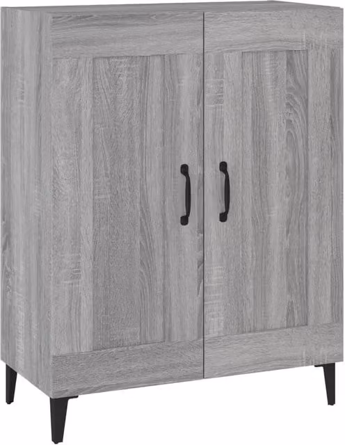 Berkfield Home Grey Sonoma Sideboard in Engineered Wood W/D/H: 69.5 x 34 x 90 cm – 1