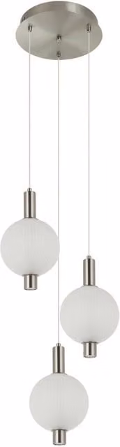 Netlighting Lenti Cluster Pendant Ceiling Light in Grey with Warm White LED – 1