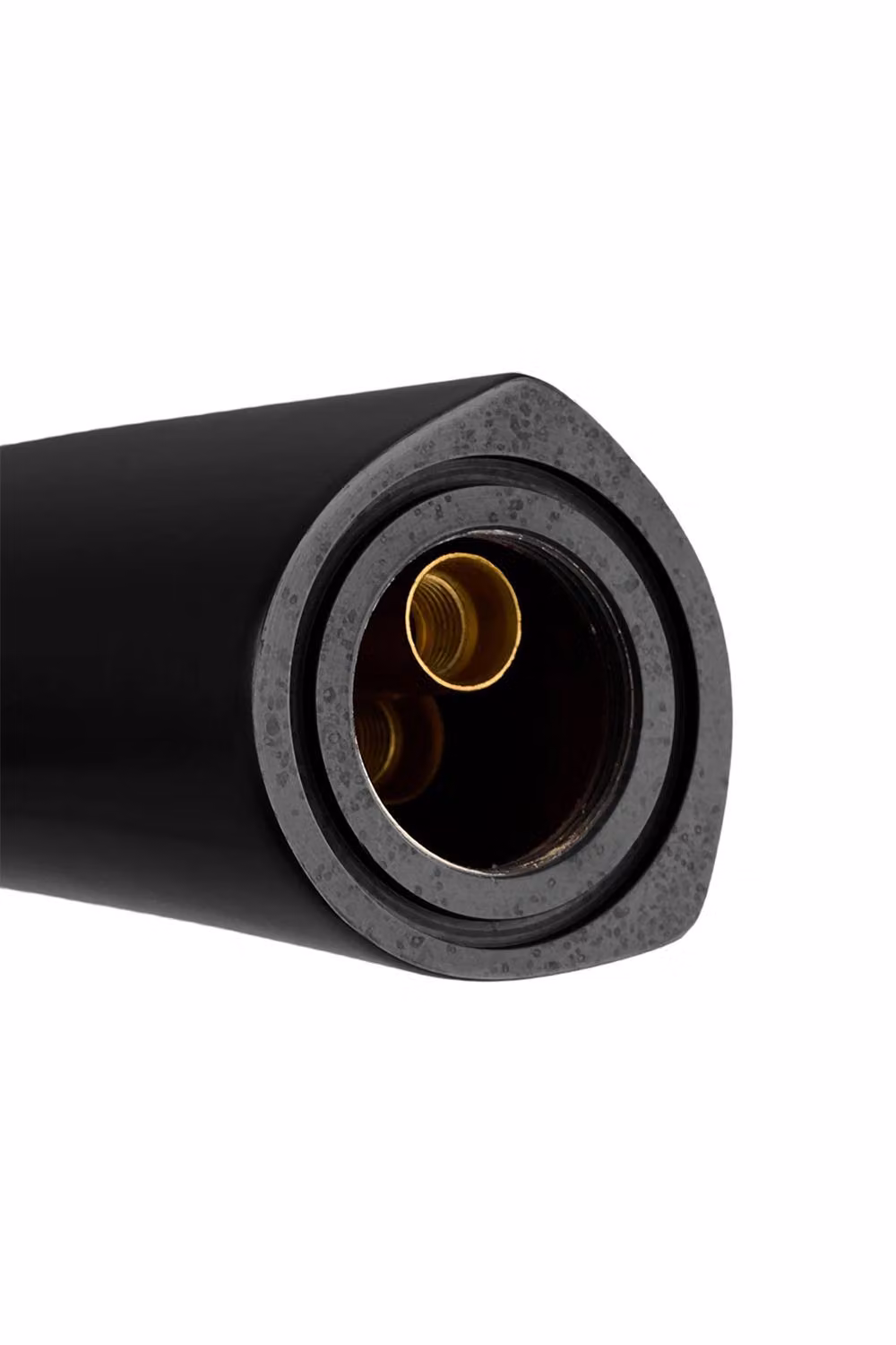 Living and Home Matt Black Brass Waterfall Basin Mixer Tap – 9