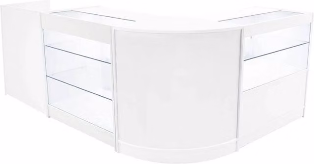 Monstershop Vega LED Shop Counter Set K900, C900, TB60 & CM60 in White
