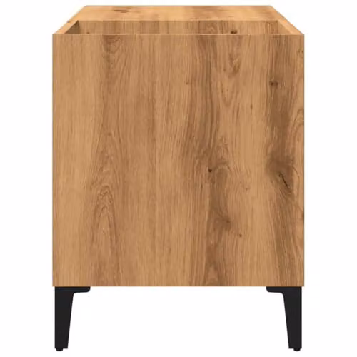 vidaXL Artisan Oak Record Cabinet, Brown, W/D/H: 84.5 x 38 x 48 cm – 3