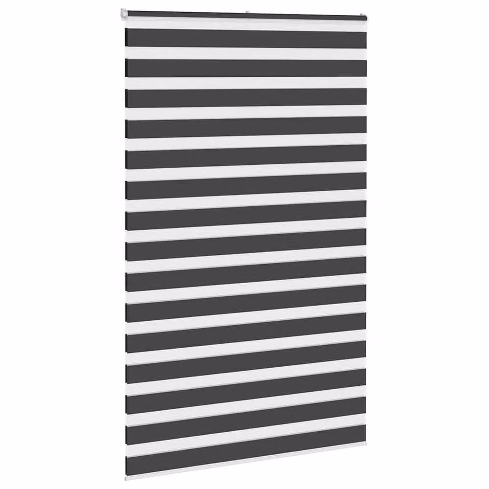 Berkfield Home Black Zebra Day and Night Blind, W: 150 cm, H: 230 cm – 3