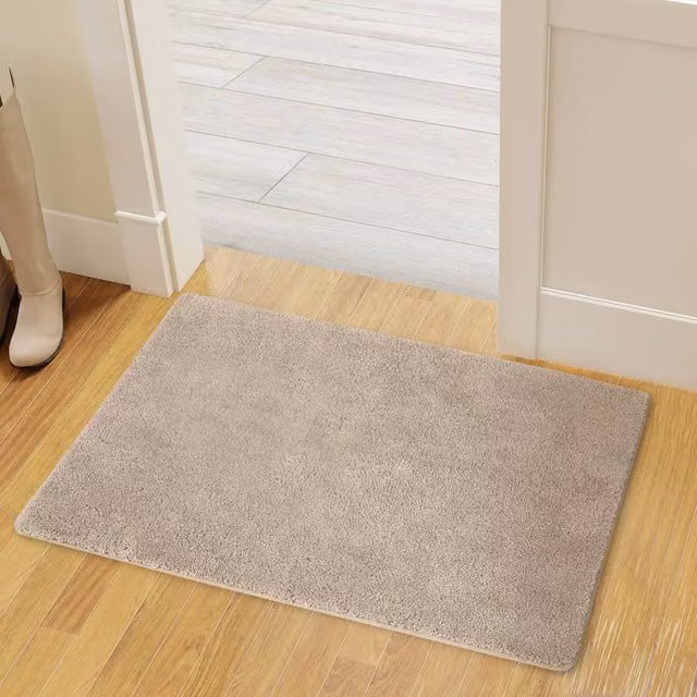 Marlow Non-Slip Washable Kitchen Floor Runner Rug Mat in Beige, W/D/H: 80 x 50 cm – 1