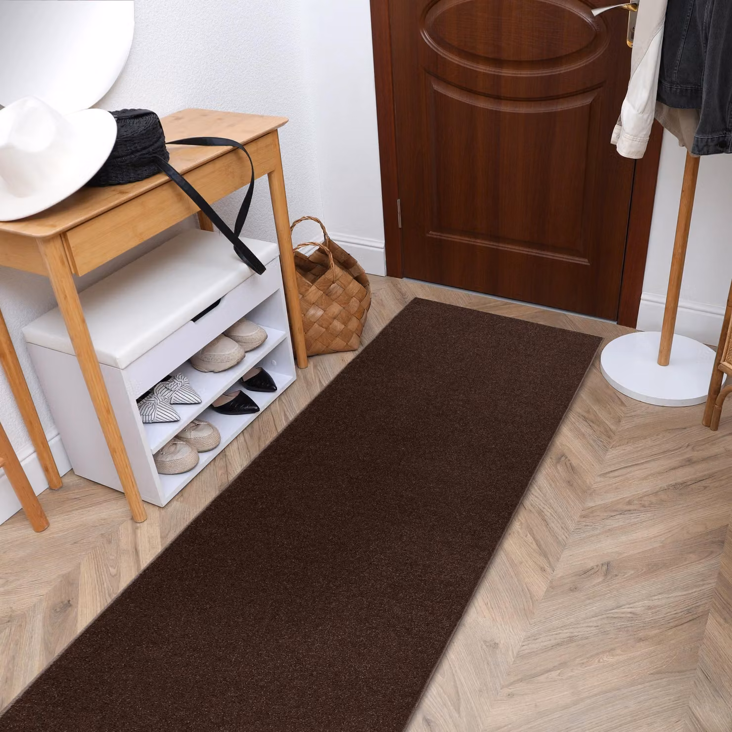 RugsX Eton 898 Runner in Brown, W/D/H: 120 x 330 cm – 5