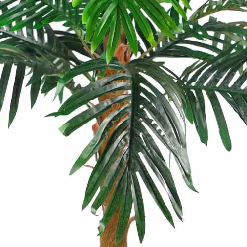 Leaf Design UK 130cm Artificial Princess Palm Tree in Green with Brown Trunk – 3
