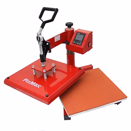 PixMax 38cm Swing Heat Press and Epson Dye Sublimation Printer Kit in Red – 2