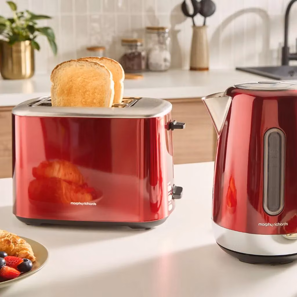 Morphy Richards Equip 2-Slice Toaster in Red – 3