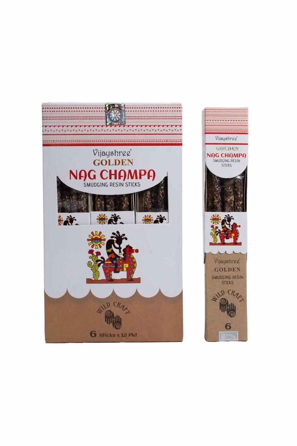 KDMD Golden Nag Champa Smudging Resin Incense Sticks, 30g, Brown, Floral and Woody Scent – 2