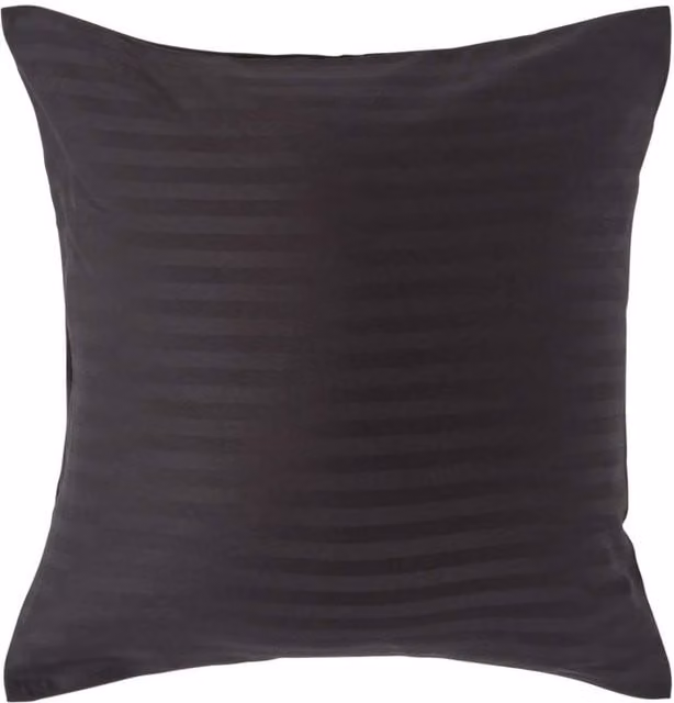 Homescapes 330 Thread Count Egyptian Cotton Percale Housewife Pillowcase, Black, W: 40 cm
