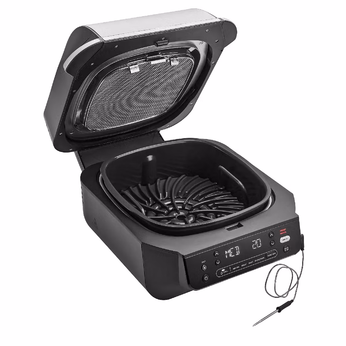 Ninja 5-in-1 Grill and Air Fryer EG351 in Silver – 8