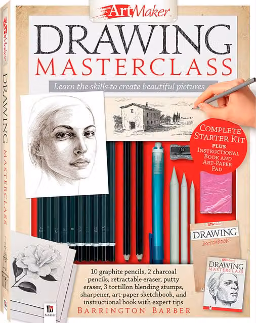 Hinkler Art Maker Drawing Masterclass for Adults, Multicolour