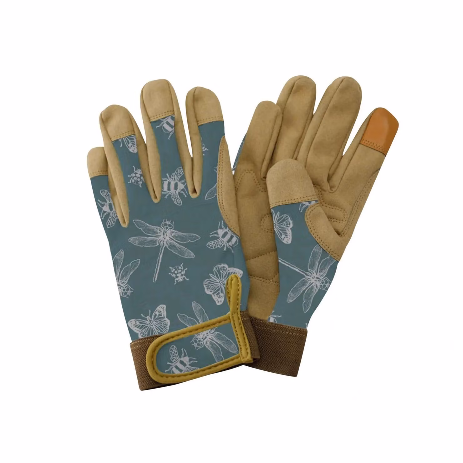 Kent & Stowe Women's Premium Comfort Gloves in Blue and Multicolour, Size Small