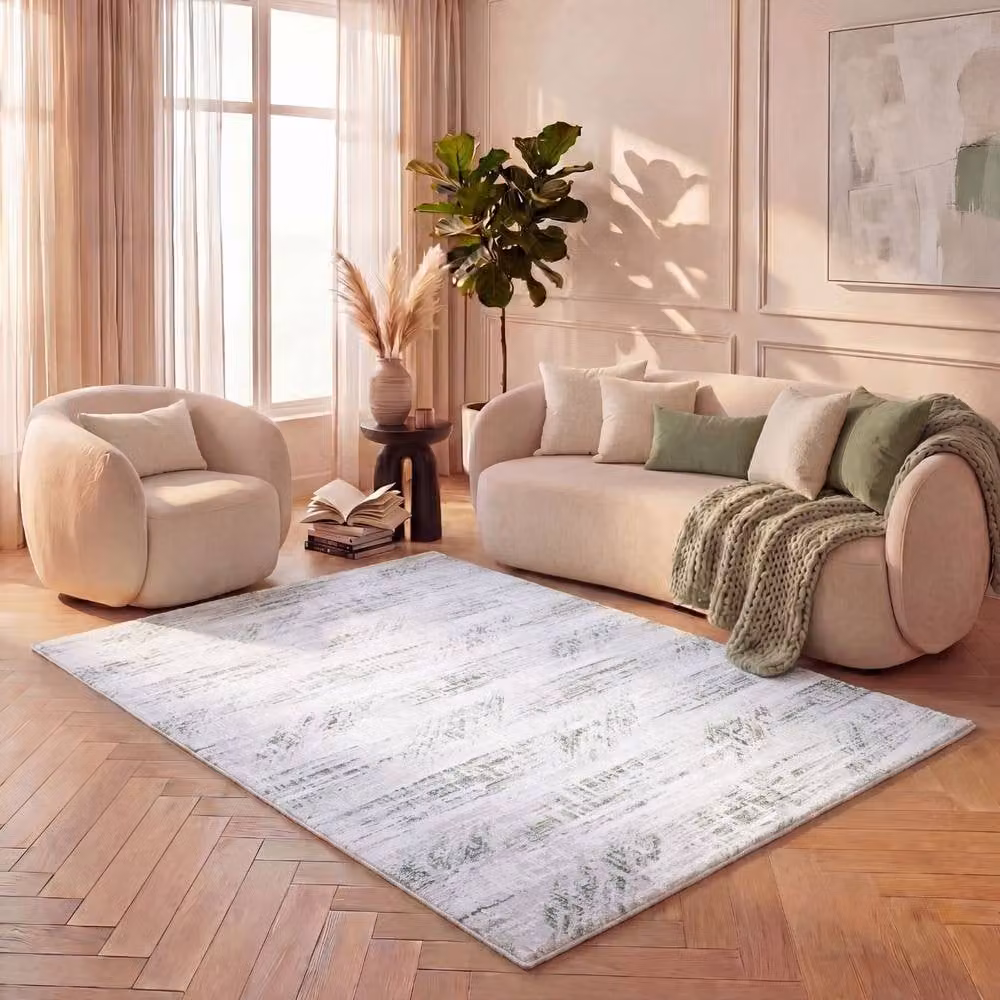 THE RUGS Carmel Abstract Area Rug in Green, W: 120 cm x L: 170 cm – 3