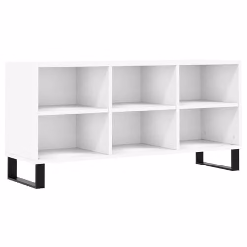 vidaXL Modern White TV Cabinet W/D/H: 103.5 x 30 x 50 cm – 1