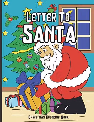Letter To Santa Christmas Colouring Book with 30 Multicolour Pages for Children – 1