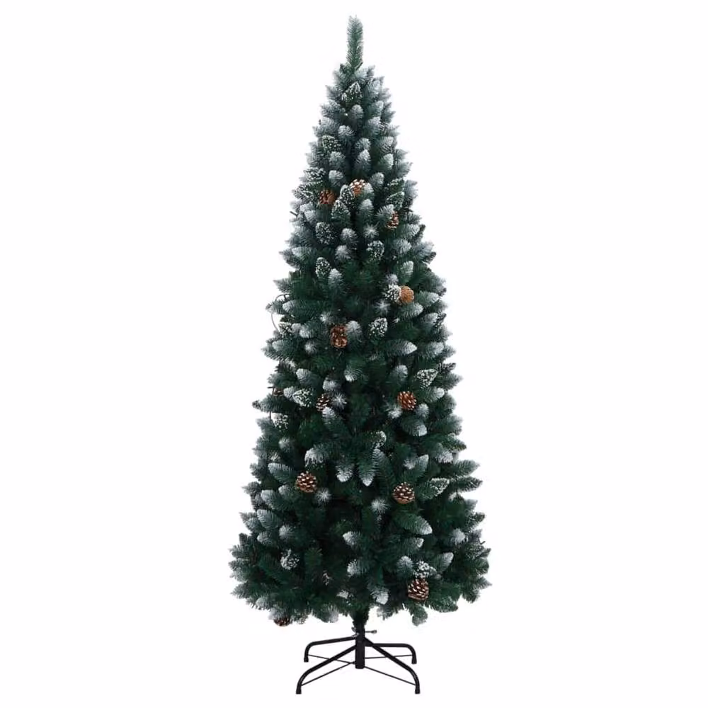 Berkfield Home Green Artificial Christmas Tree with 300 LEDs, Height: 210 cm – 3
