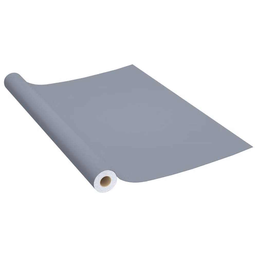 Berkfield Home Self-adhesive PVC Furniture Film, 2 Pack, Grey, W: 90 cm x L: 500 cm – 2