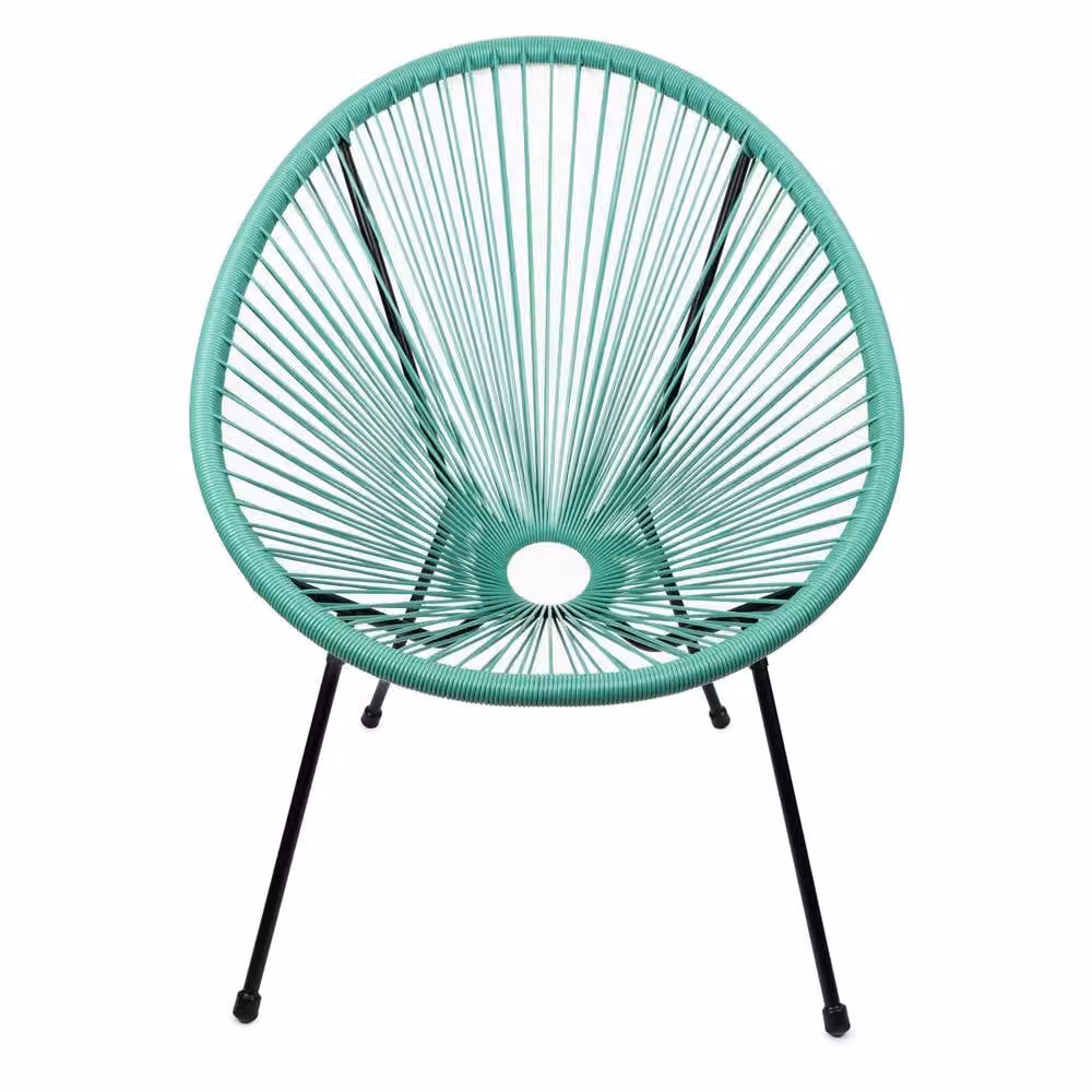 Madison & Mayfair Green Egg Chair, W/D/H: 70 x 85 x 75.5 cm – 2