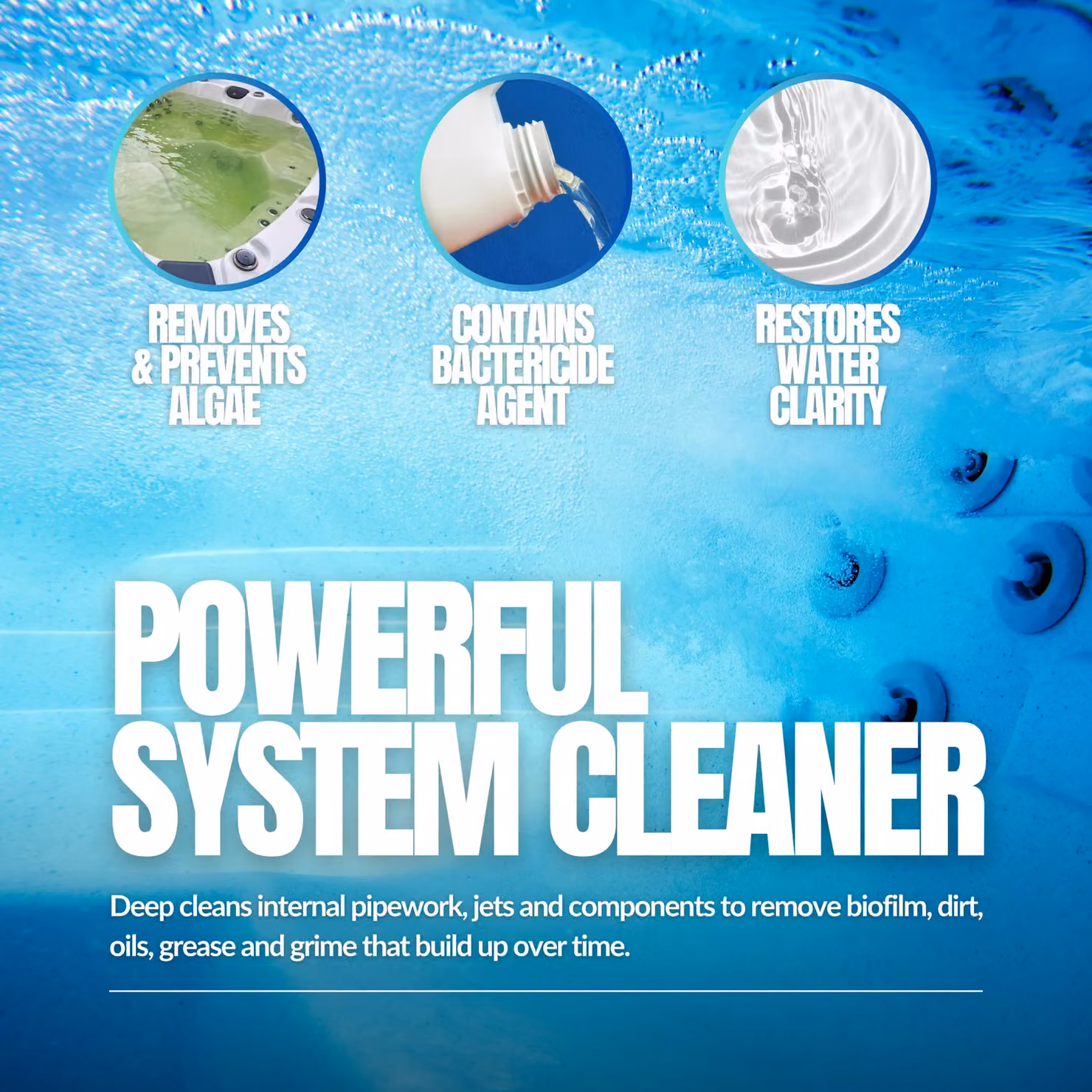 ProKleen Hot Tub and Whirlpool Complete System Flush Cleaner, 2 x 5 l – 2