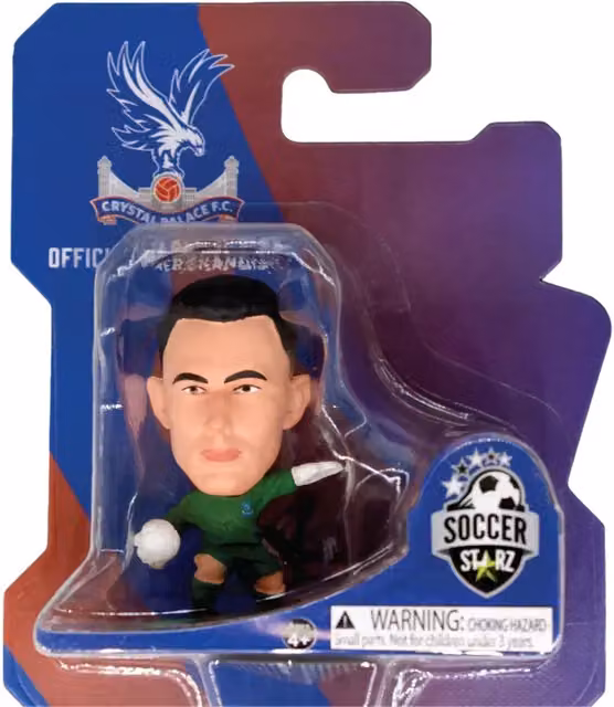 SoccerStarz Crystal Palace Dean Henderson Home Kit Mini Figure, Green, Height: 5 cm