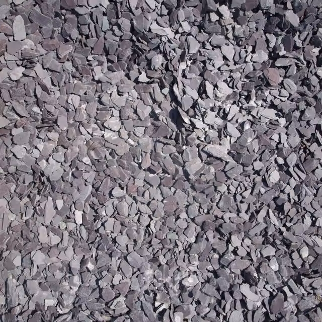 Buttercup Farm Blue Slate Decorative Stone 20mm Coarse Gravel Aggregate Bulk Bag 850 kg in Grey