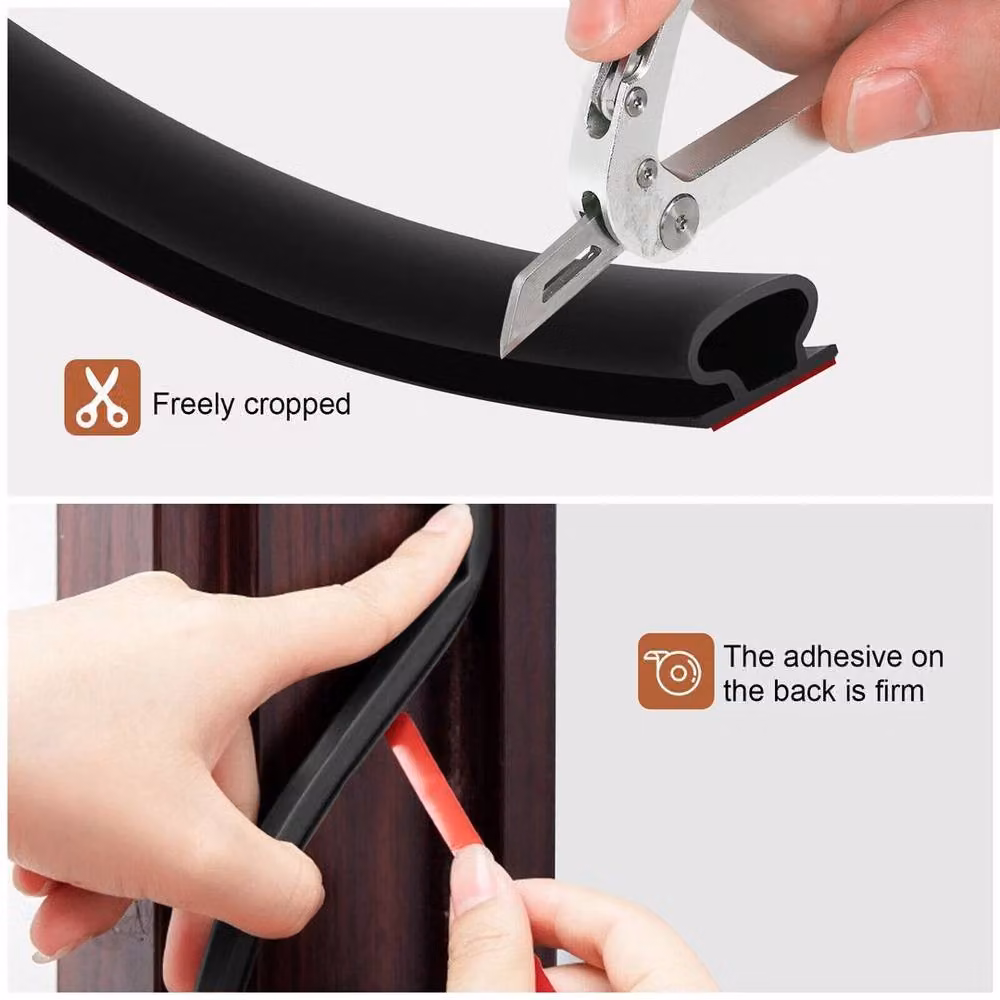 Kelvenix Self-Adhesive Waterproof Silicone Sealing Tape, Black, 6 m – 5