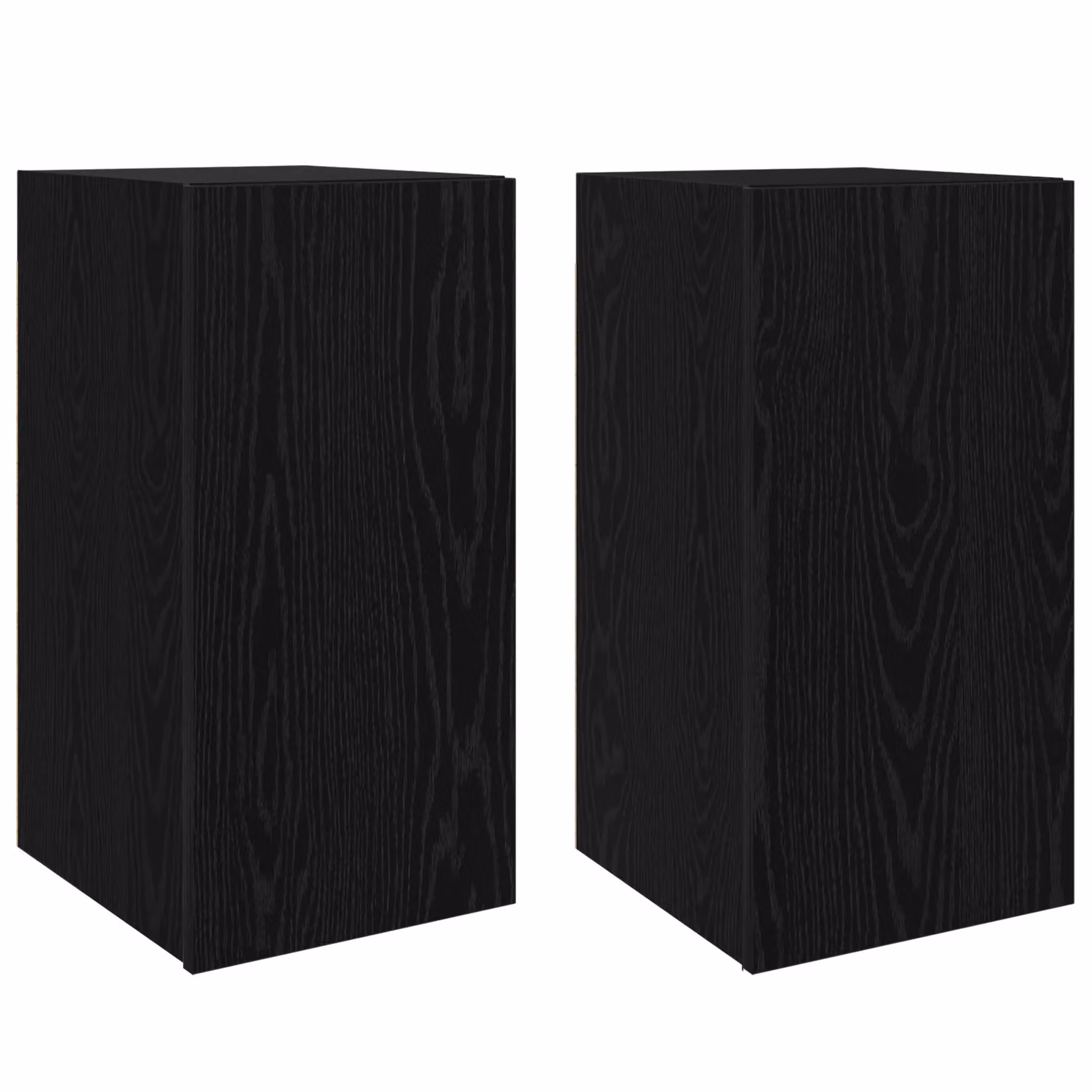 Berkfield Home 4-Piece TV Cabinet in Black Oak, W/D/H: 60 x 30.5 x 30 cm – 3