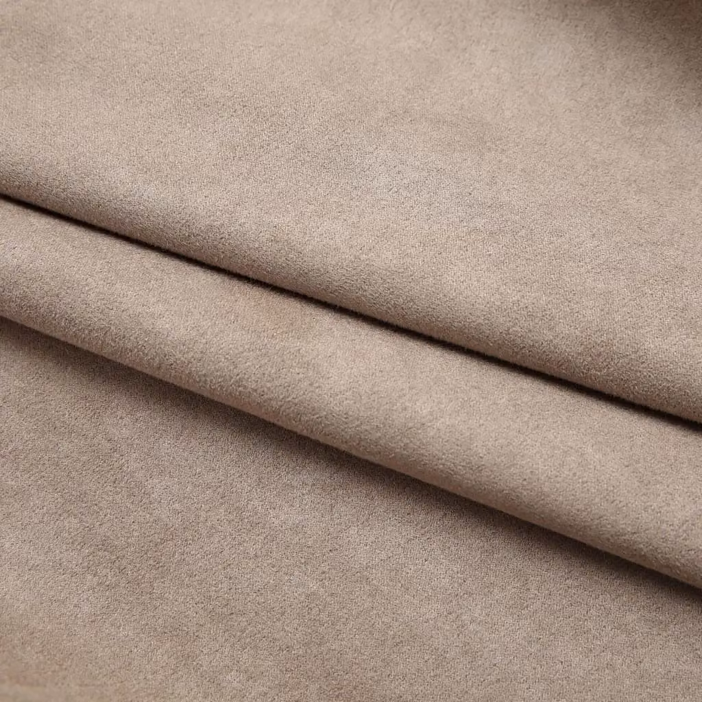 Berkfield Home Blackout Curtains with Hooks, 2 Pack, Beige, W: 140 cm, H: 225 cm – 3