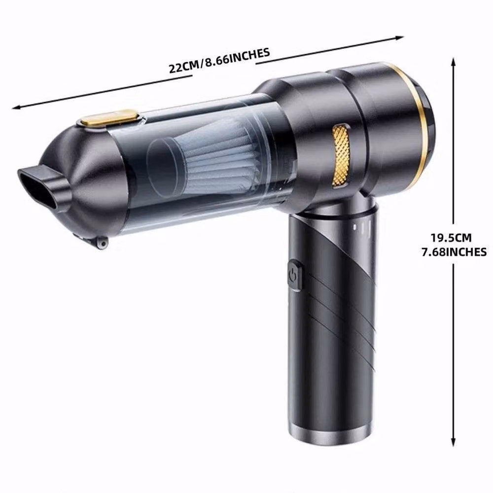 Kelvenix Cordless High Power Handheld Car Vacuum Cleaner in Black with Blow Function and Pet Hair Removal Capability – 2