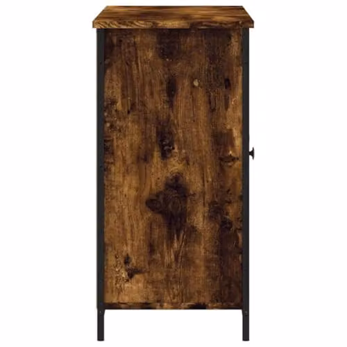 vidaXL Smoked Oak Sideboard in Brown, W/D/H: 100 x 35 x 70 cm – 4