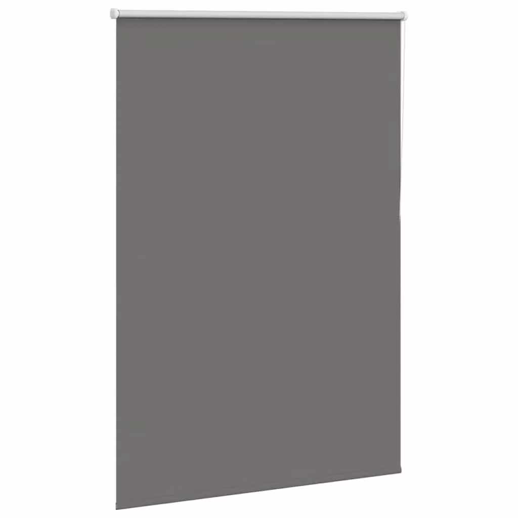 Berkfield Home Grey Blackout Roller Blind, Thermal Insulating Polyester, W: 115 cm, H: 175 cm – 3